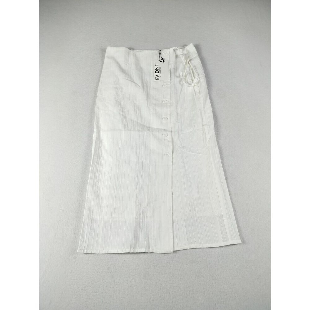 Evidnt Los Angeles‎ Midi Skirt White Small Classiccore Bohochic Lagenlook Hippie